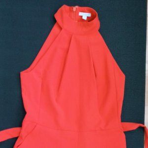 Back In! - NY&Co Orange, Shorts Romper, Jumpsuit, Size L